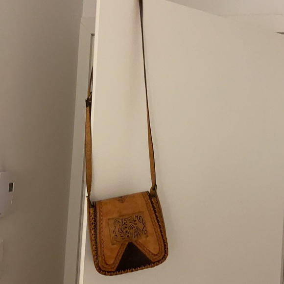 handmade leather bag from Mexico - Picture 6 of 6